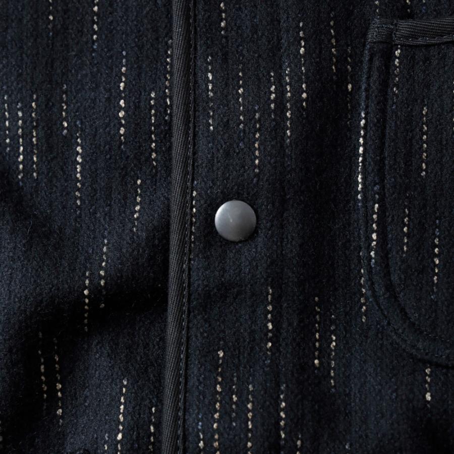 20%OFF！ファミリーセール！ STUDIO D’ARTISAN ステュディオ・ダ・ルチザン da-4617 ビーチクロスベストト ワークベスト 絣 絣染 メンズ トップス 長袖の画像