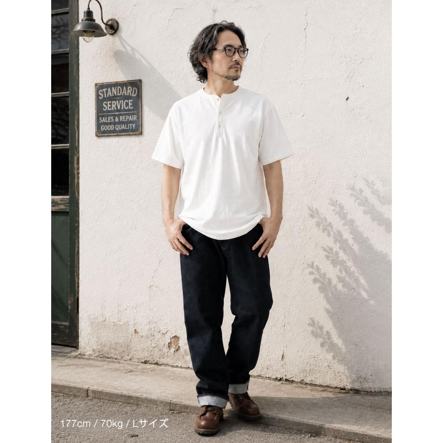 DUBBLEWORKS（ダブルワークス） dw-35004 ヘンリーネック Tシャツ