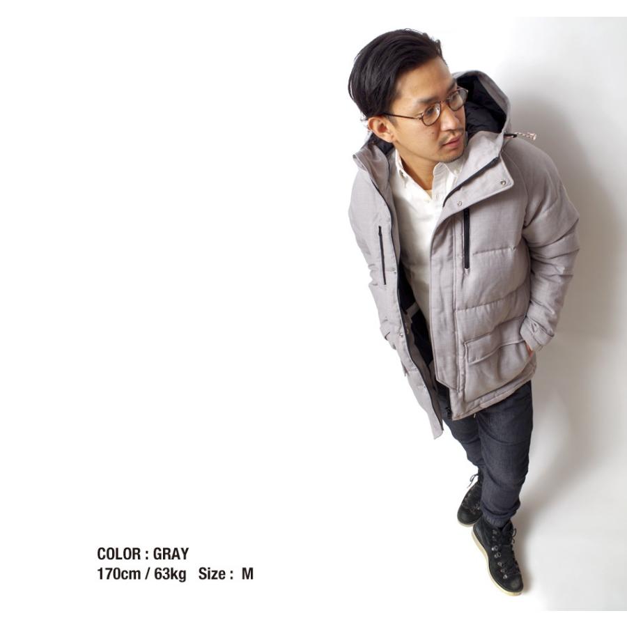 ダウンジャケット メンズ ジャケット Fidelity アウトドア フィデリティ ウール ナイロン 高級ダウン Es Jacket Heath Industrial 通販 Yahoo ショッピング