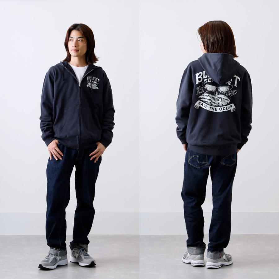 パーカー メンズ ジップアップパーカー プリントスウェットパーカー