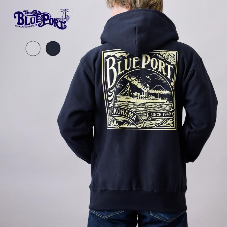 BLUE PORT ジップアップパーカー パーカー メンズ ヘビーウェイト 長袖