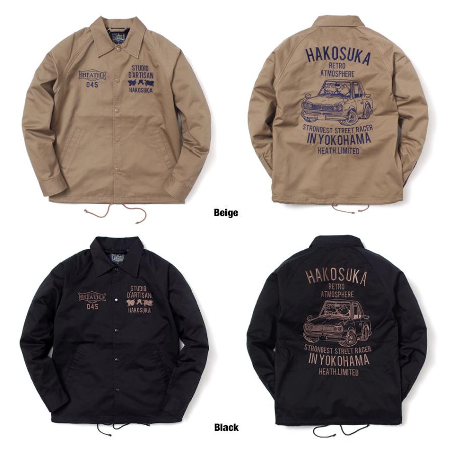 ジャケットメンズ ブランド コーチジャケット ハコスカ コラボ 高品質 大人 定番 アメカジ ビンテージ 40年代 50年代 アメカジ 横浜 Ht 041 Jkt Heath Industrial 通販 Yahoo ショッピング