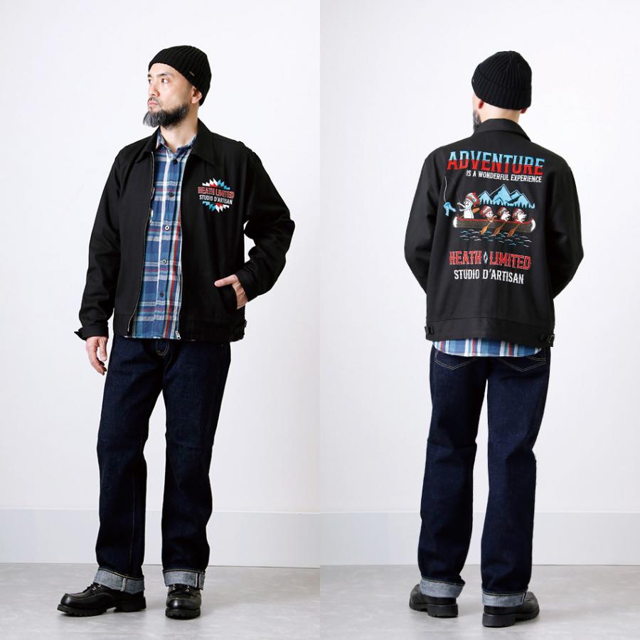 STUDIO D'ARTISAN HT-084 ブラックジャケット サイズ42 STUDIO D'ARTISAN（ステュディオ・ダ・ルチザン） 別注 ダルチザン