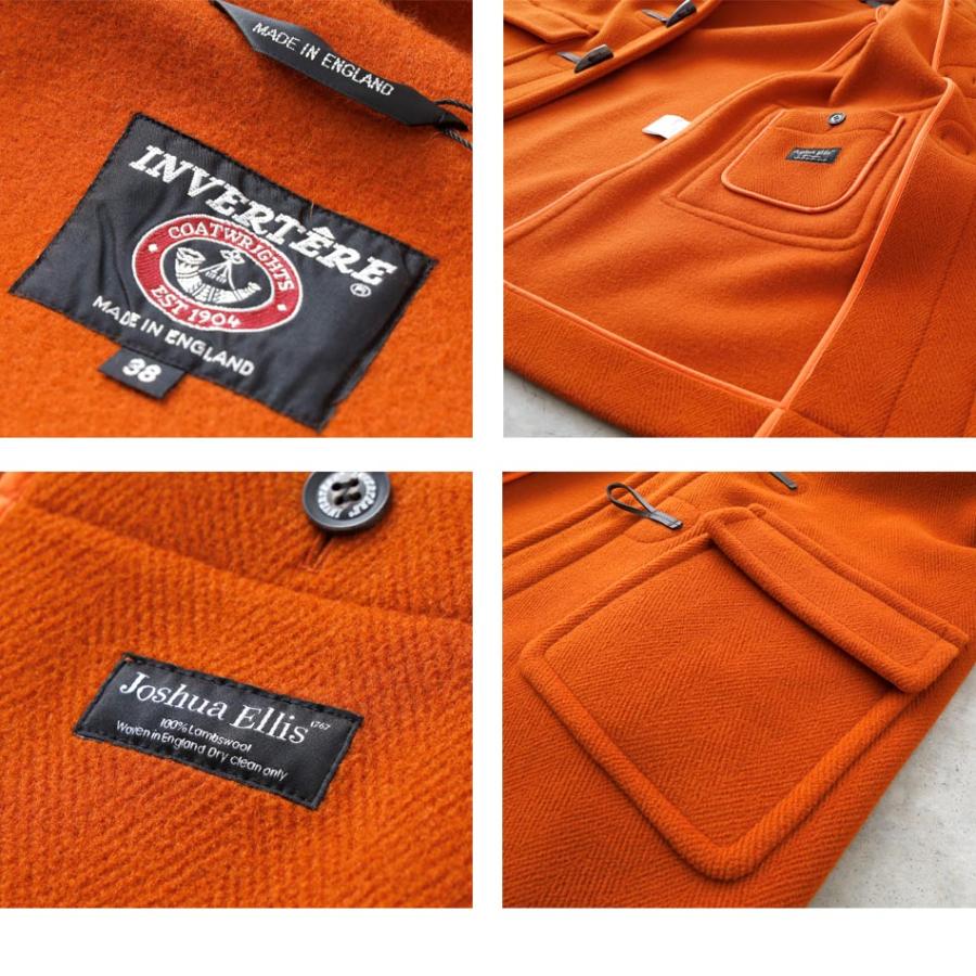 INVERTERE ダッフルコート 水色 38 INVERTERE インバーティア ロングダッフルコート 