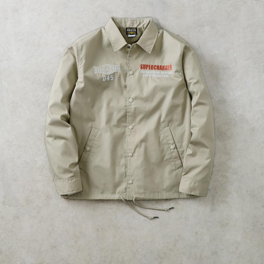 コーチジャケット メンズ アウター 刺繍 羽織り スーパーチャージャー