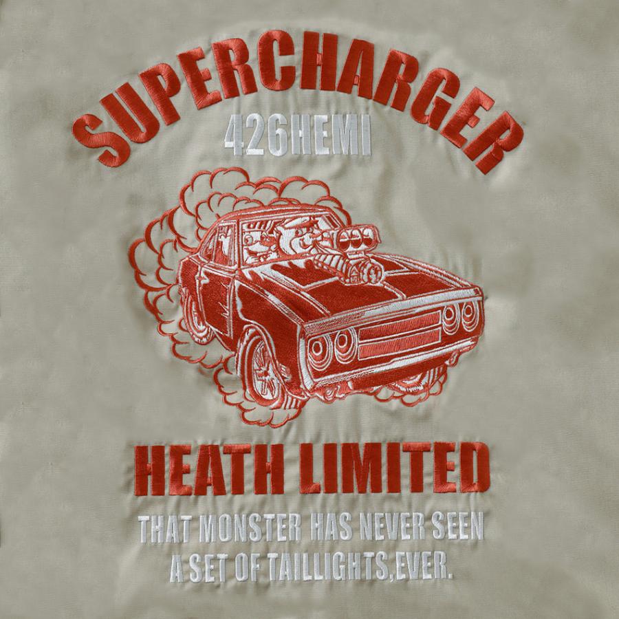 コーチジャケット メンズ アウター 刺繍 羽織り スーパーチャージャー