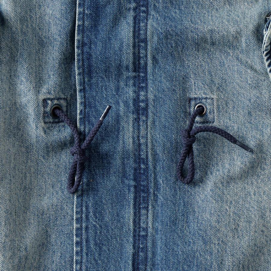 モッズコート M-51 メンズ ミリタリー デニム ロング 秋 春 アウター