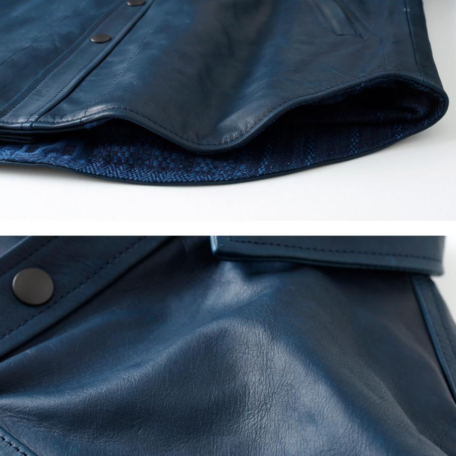 BLUE PORT レザージャケット アウター メンズ シャツジャケット BLUE PORT レザージャケット アウター メンズ シャツジャケット