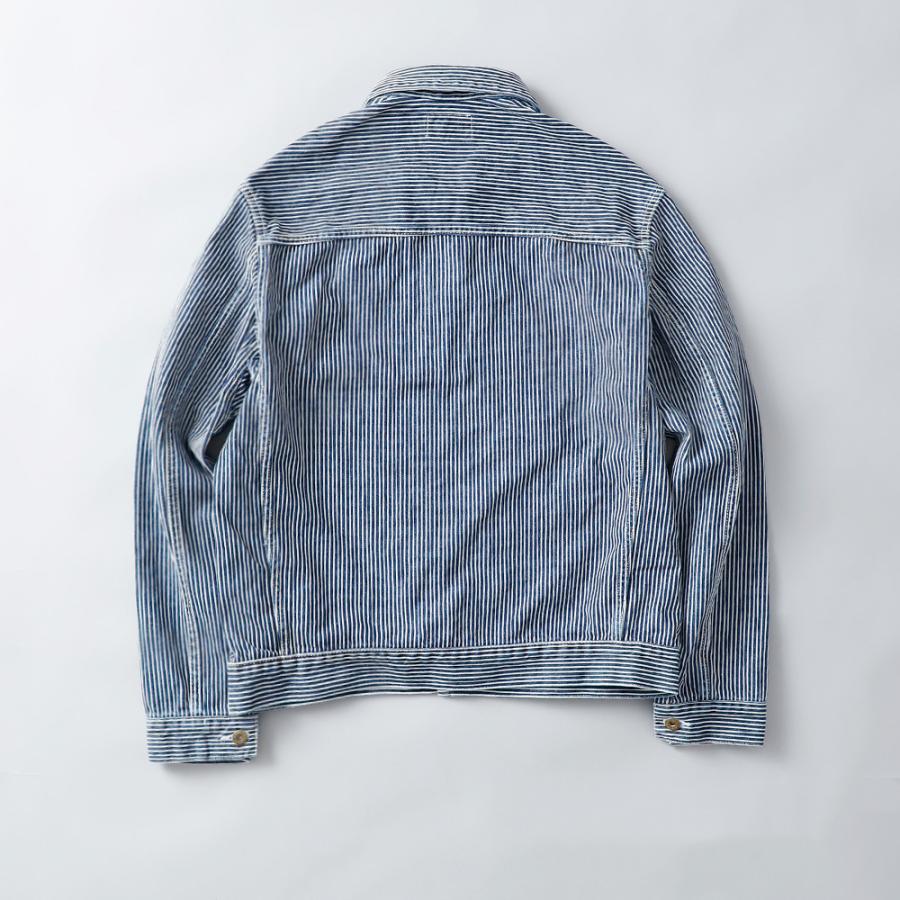 45R ヒッコリー 中綿ジャケット ボタン付き 裏ボア フルジップ シェルパジャケット (Dickies) ディッキーズ 大きい