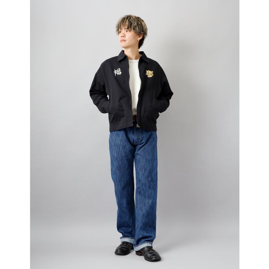 タイガー刺繍 ベトジャン ツイルジャケット スーベニアジャケット