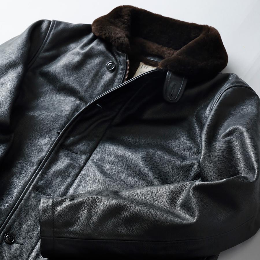20%OFF！ファミリーセール！N-1 レザー デッキジャケット メンズ