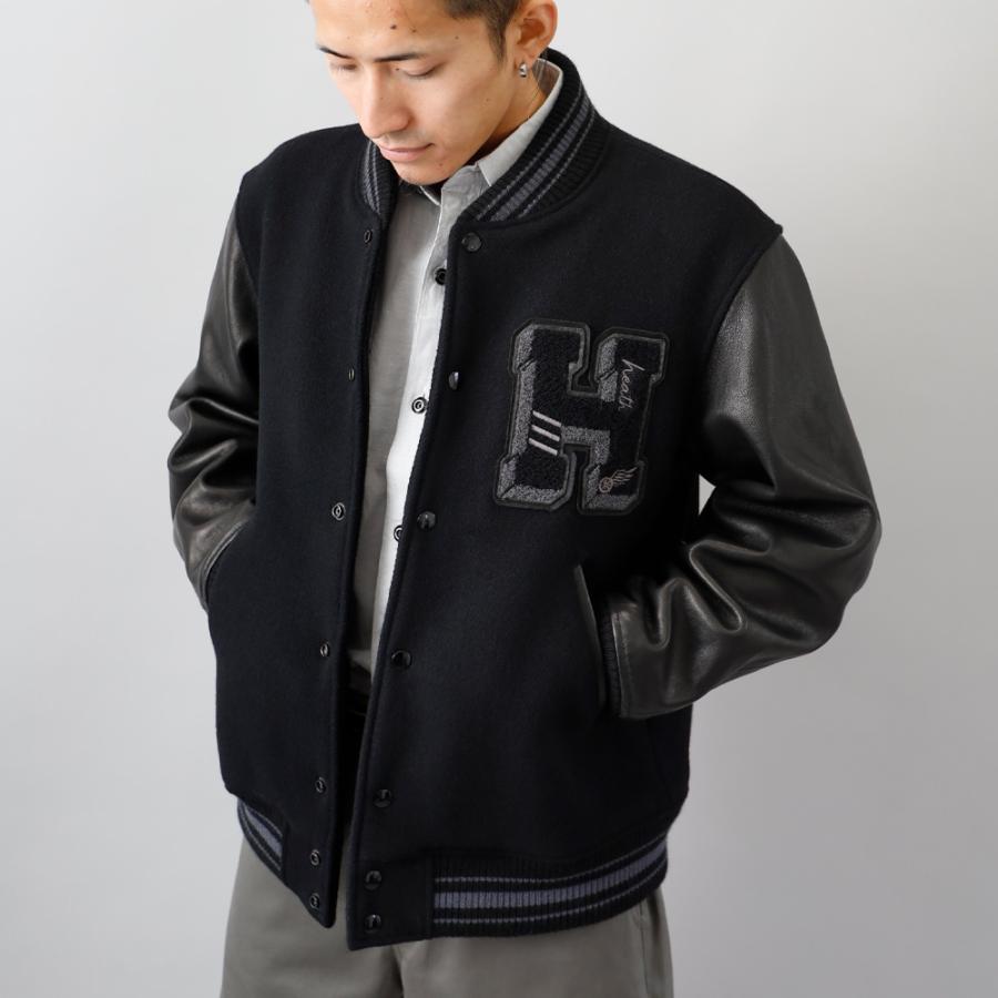 SKOOKUM スクーカム ウール×レザーフルジップスタジャン SKOOKUM（スクーカム） 別注 スタジアムジャンパー メンズ レザー