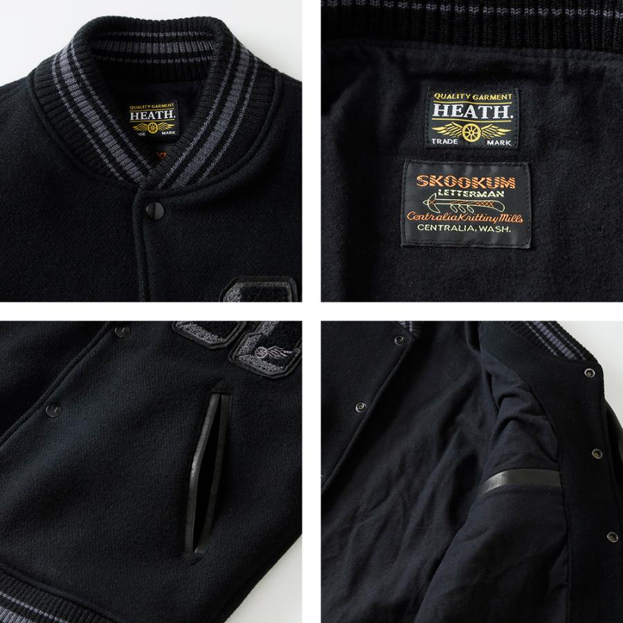 SKOOKUM（スクーカム） 別注 スタジアムジャンパー メンズ レザー