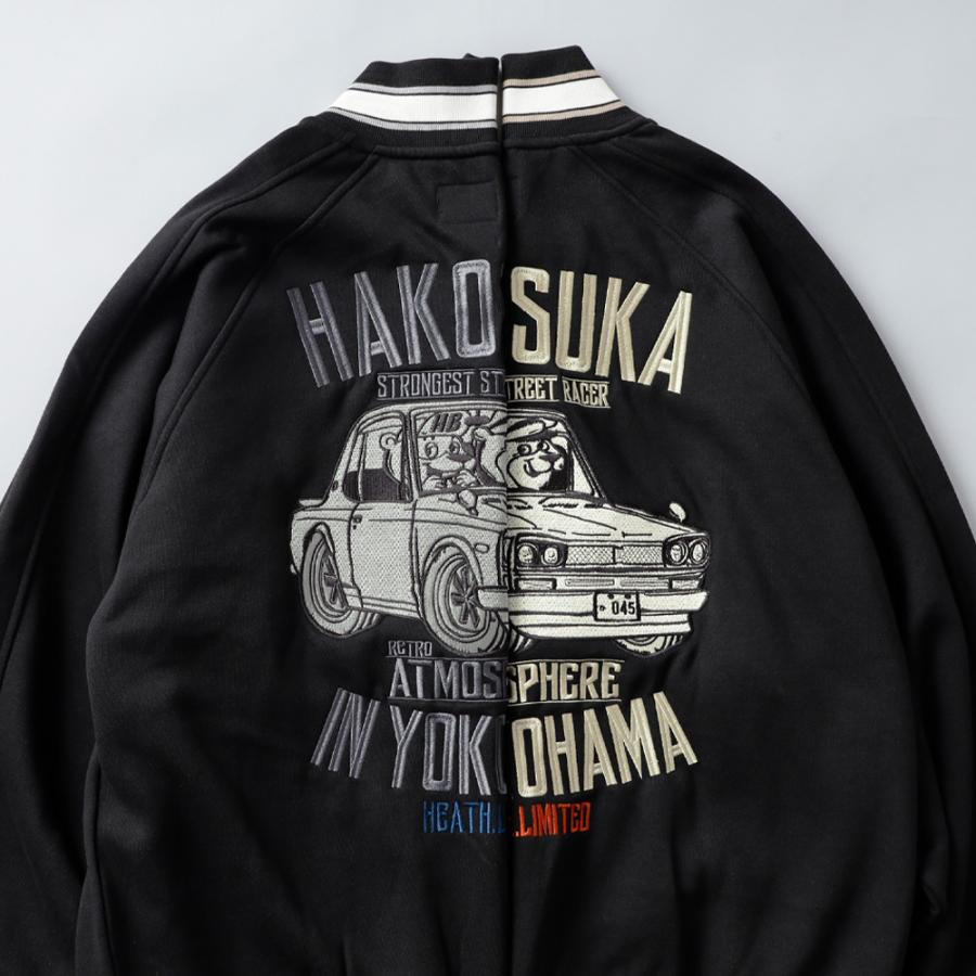 トラックジャケット メンズ アウター ハコスカ レトロカー 旧車 刺繍