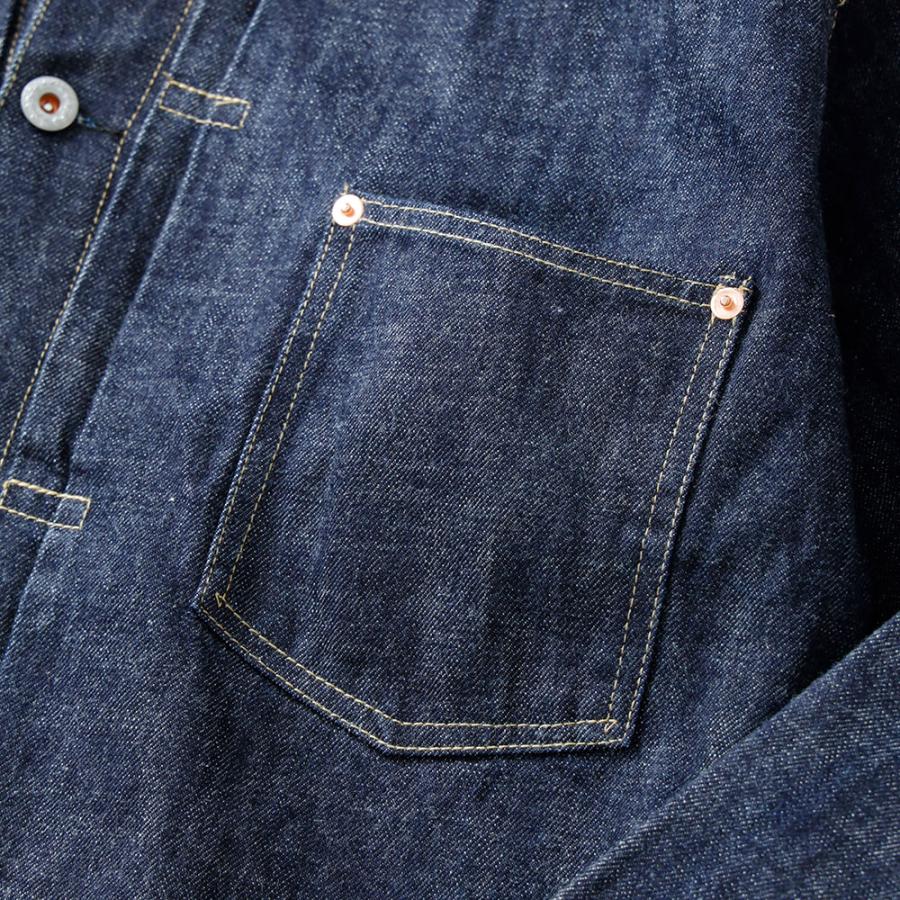 corefighter ジャケット　セルビッチ　パンツ上下セット　XL L BLUE BLUE｜セルビッチデニム 3rdタイプ フェード トラッカー