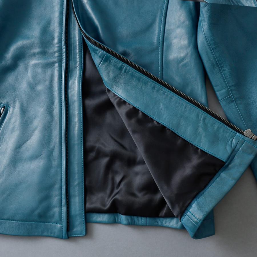 革ジャン ライダースジャケット 本革 羊革 柔らかいバイカー 襟付き　ヒース 革ジャン メンズ ブランド 襟付き 羊革 本革 柔らかい ライダース