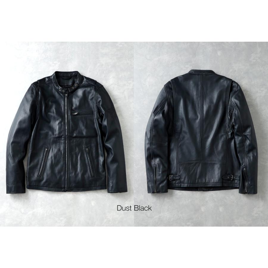 HEATH INDUSTRIAL 革ジャン ライダースジャケット 羊革 10%OFF！ファミリーSALE！ 革ジャン メンズ アウター ジャケット