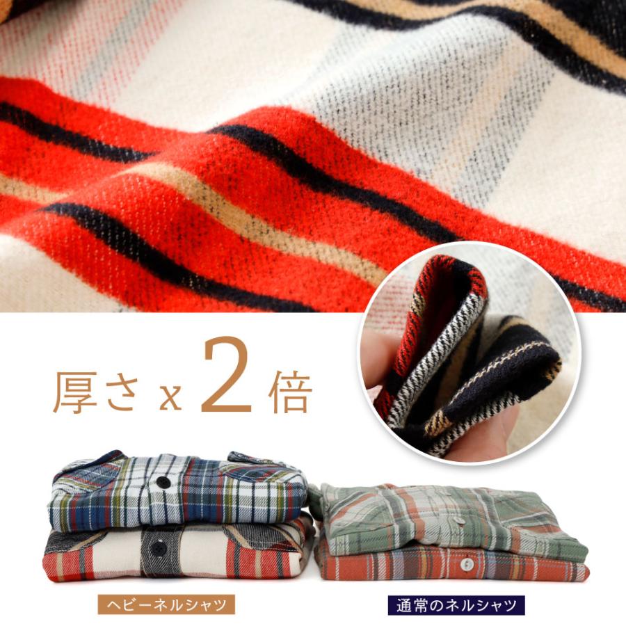 BLUE PORT ネルシャツ メンズ チェックシャツ 長袖シャツ ヘビー BLUE PORT ネルシャツ メンズ チェックシャツ 長袖シャツ ヘビー