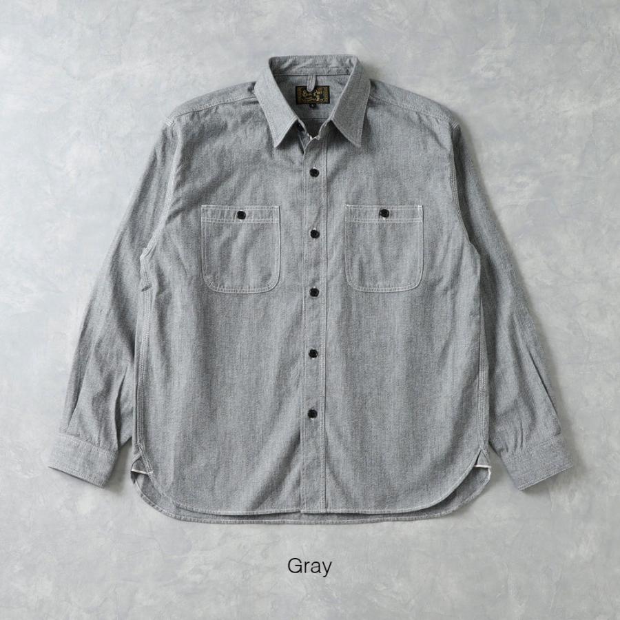 BLUE PORT 30%OFF！ファミリーセール！シャンブレーシャツ メンズ 赤耳