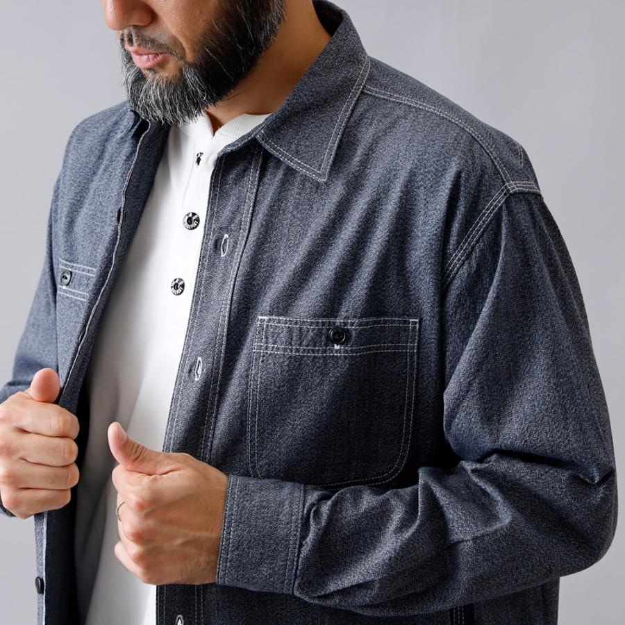 T*i様 BUTCHER PRODUCTS ウールシャツ　14 ウールサージ オーバーシャツ 28740084MND841＿＿