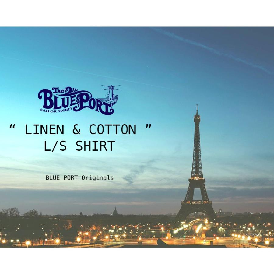シャツ メンズ 長袖 麻 ヘンプ 快適 きれい 通気性 アメカジ 春夏 Heath ヒース Blueport ブルーポート 横浜 Linen Cotton Sht Heath Industrial 通販 Yahoo ショッピング