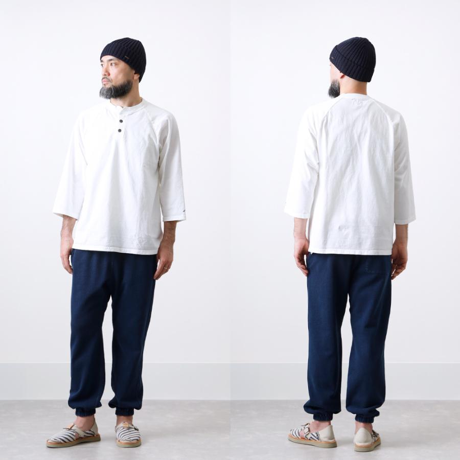BLUE PORT インディゴスウェットパンツ メンズ 裏毛スウェット カット