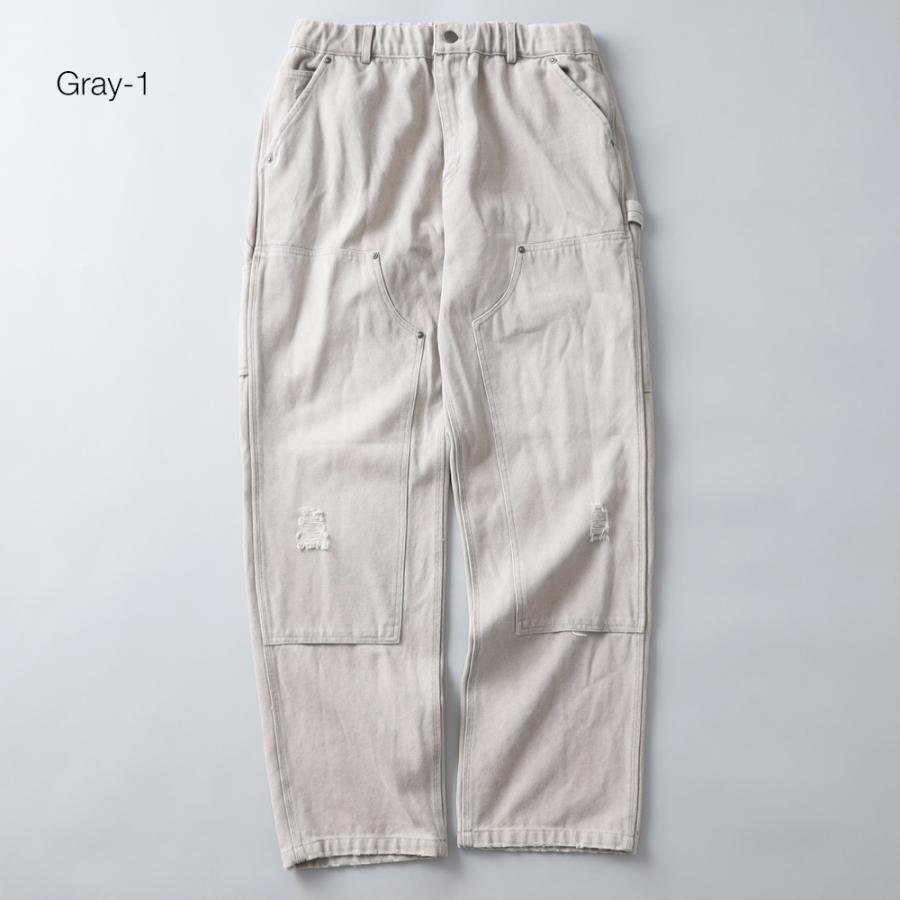 anachronorm ダブルニー 肉厚 ワークパンツ M 32 生成り 白 BLUE PORT ダックダブルニーパンツ ワークパンツ ミリタリーパンツ