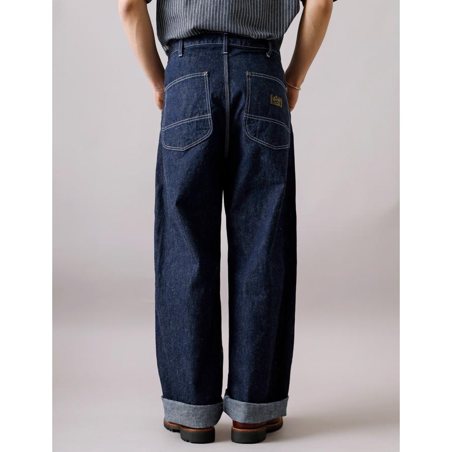 BLUE PORT ワイドデニム メンズ ジーンズ デニムパンツ ワイドパンツ