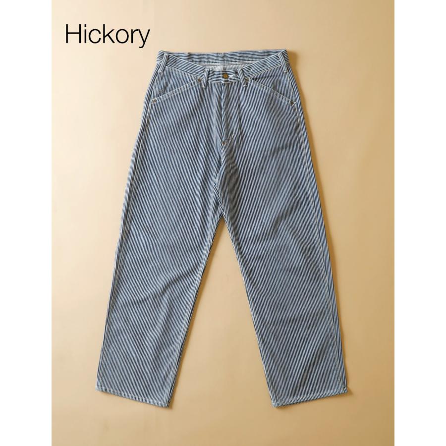 BLUE PORT ワークパンツ メンズ ヒッコリー ワイド 岡山児島 日本製