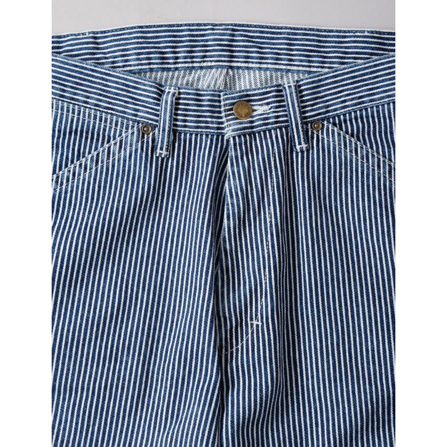 BLUE PORT ワイドパンツ メンズ ヒッコリー ヒッコリーパンツ