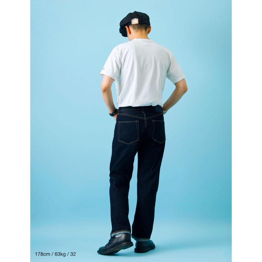 デニム メンズ ストレート 岡山 日本製 FMヨコハマコラボ 横濱デニム