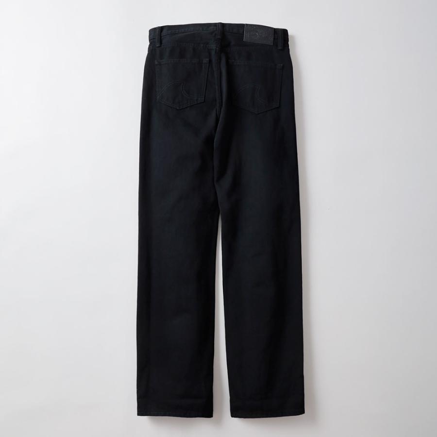 デニムパンツ メンズ セルビッチデニム ブラックデニム パンツ