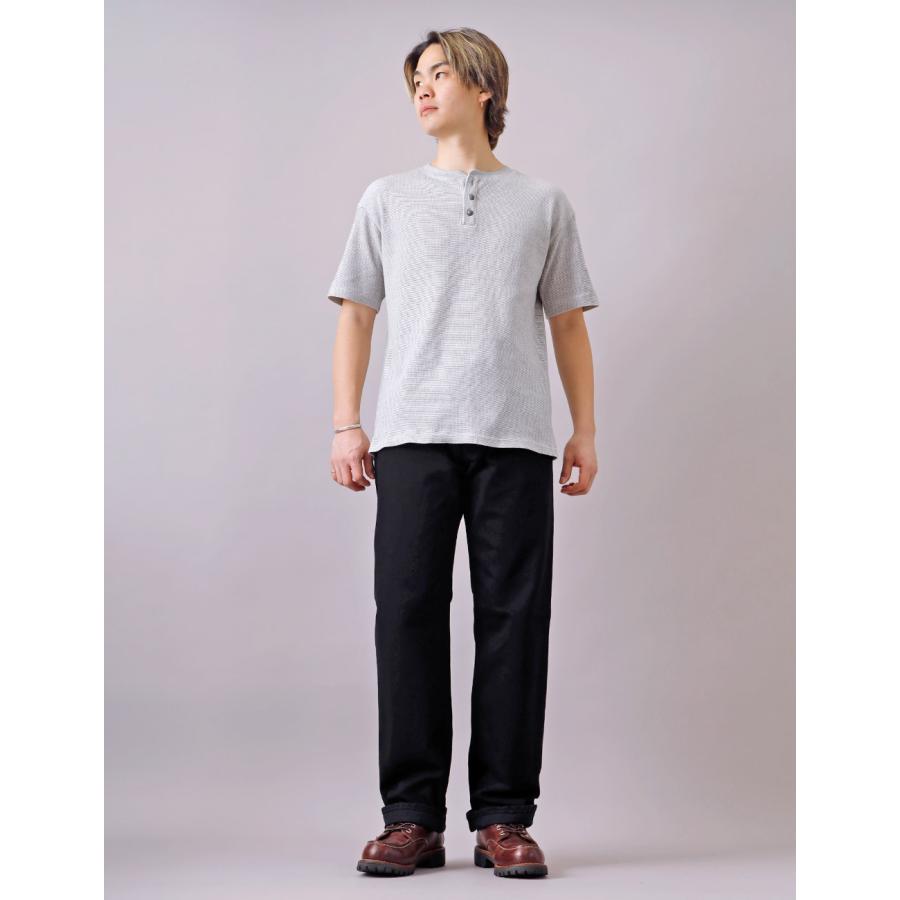 デニムパンツ メンズ セルビッチデニム ブラックデニム パンツ