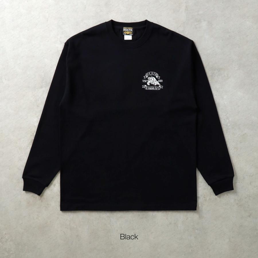 ロンT メンズ カットソー アメカジ 長袖 桐生産刺繍 刺繍Tシャツ 犬