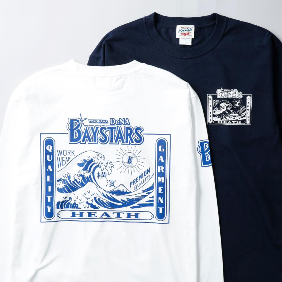 横浜denaベイスターズ ロンT ベースボールTシャツ グッズ メンズ 長袖