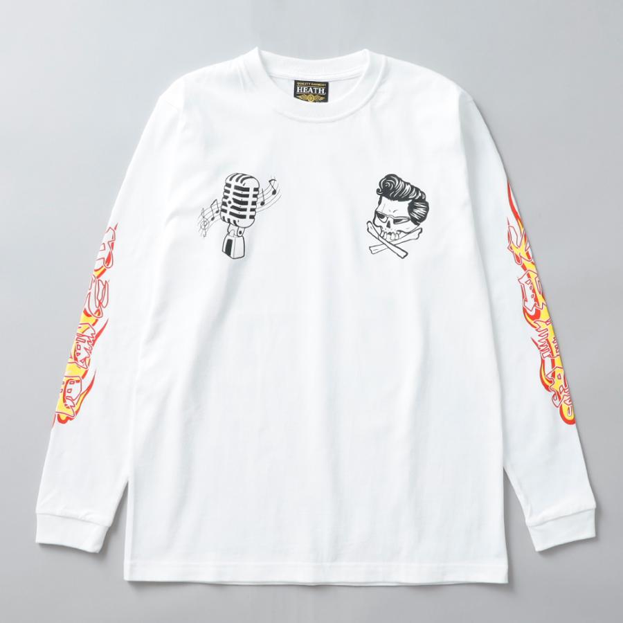 横浜銀蝿 ロンT メンズ 長袖 カットソー コラボtシャツ バックプリント