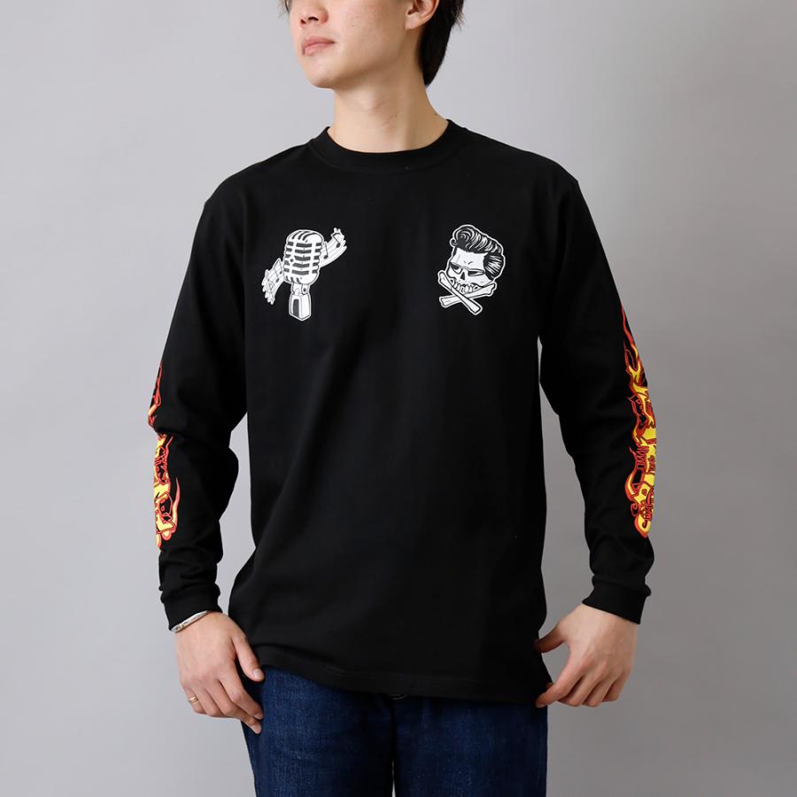 FUGA ロングTシャツ サイズ46 ブラック キリスト柄 FUGA ロングT