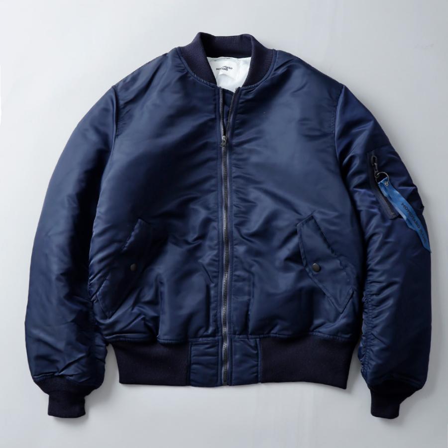 桃太郎ジーンズ（MOMOTARO JEANS） MA-1 刺繍 ネイビー MMOT6311