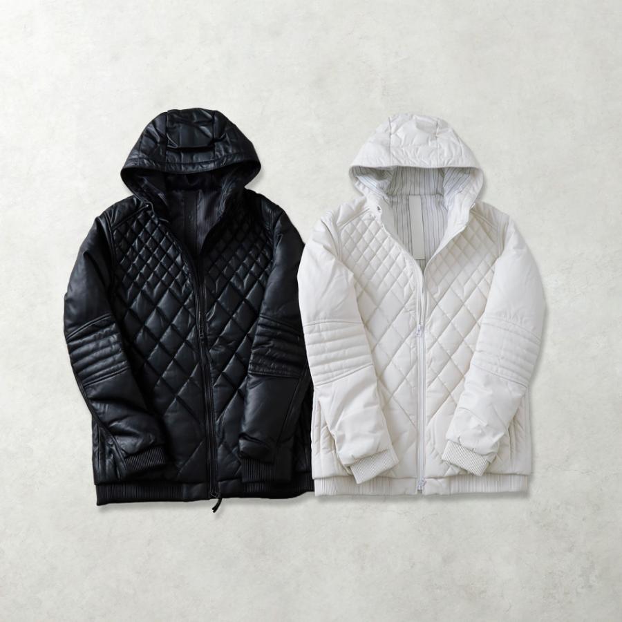 C DIEM カルペディエム ダウンジャケット C DIEM カルペディエム レザー キルト ダウン ジャケット メンズ