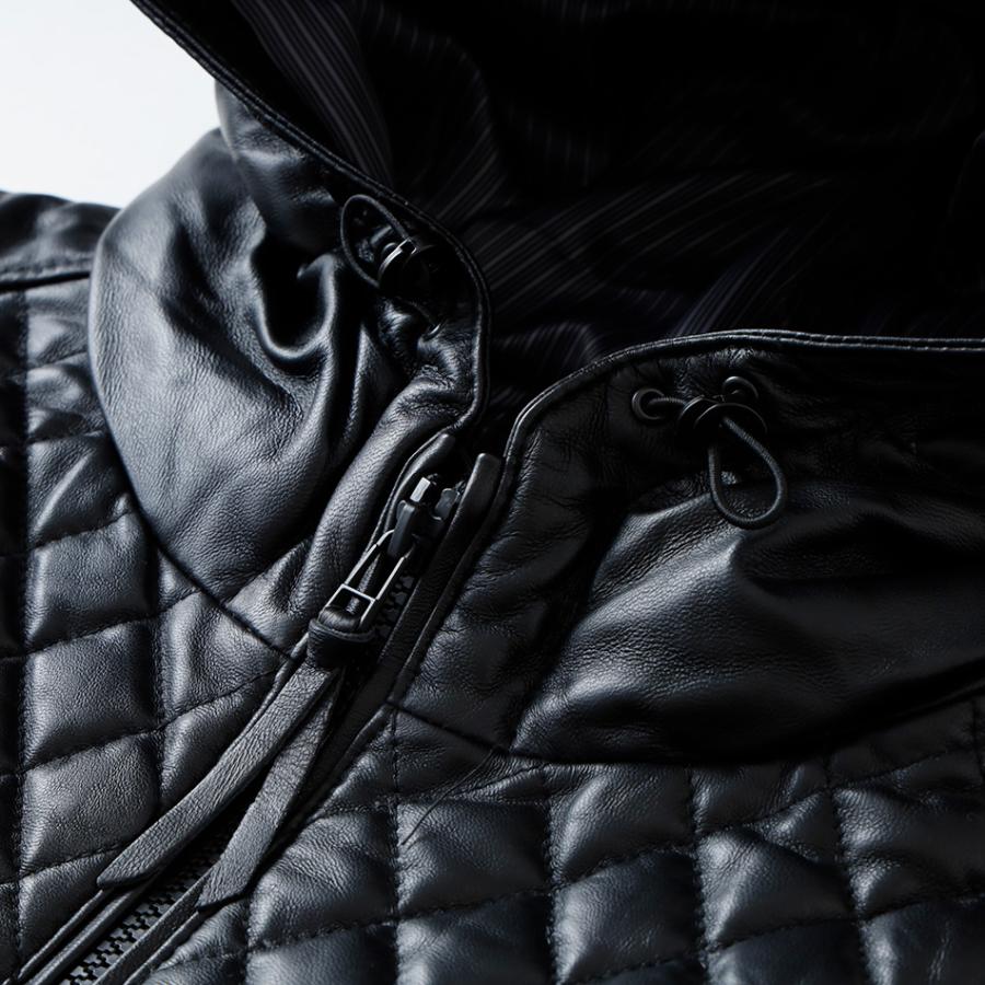 C DIEM カルペディエム ダウンジャケット C DIEM カルペディエム レザー キルト ダウン ジャケット メンズ