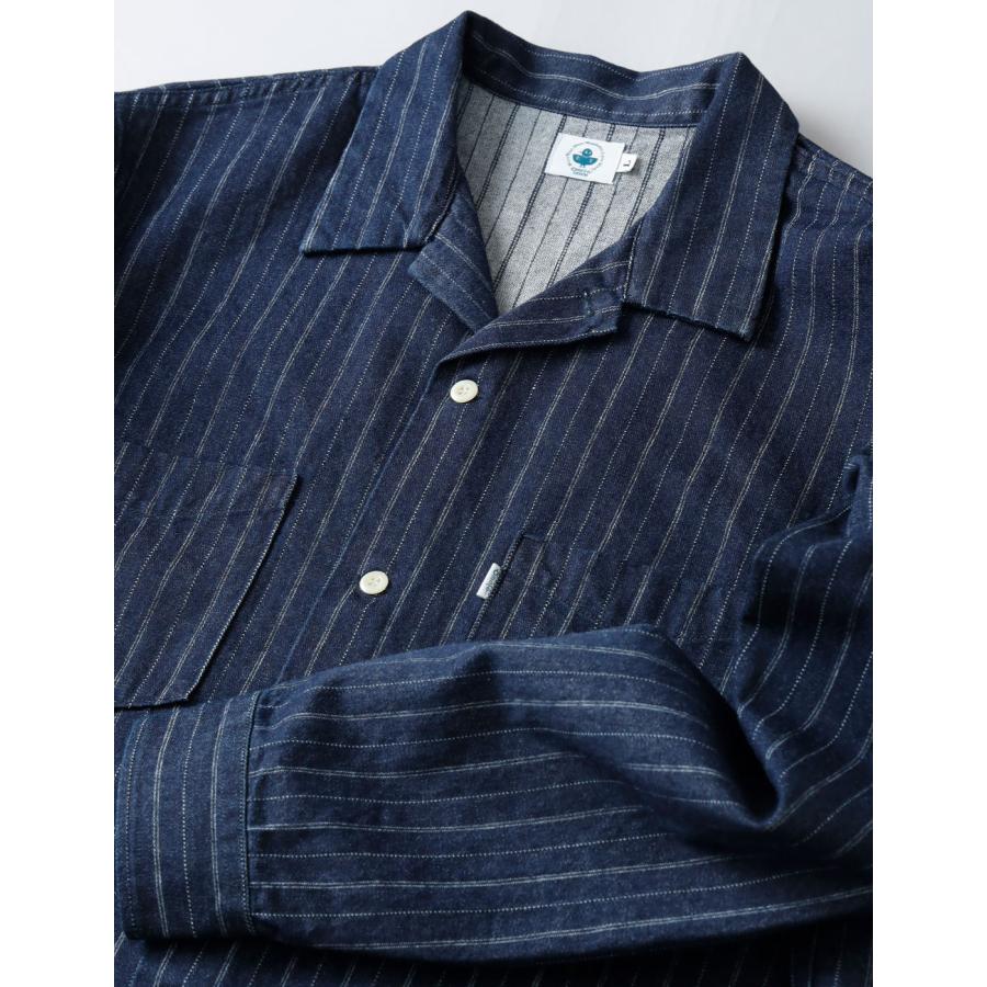 omotodenim オモトデニム ドビーデニム シャツ メンズ デニムシャツ