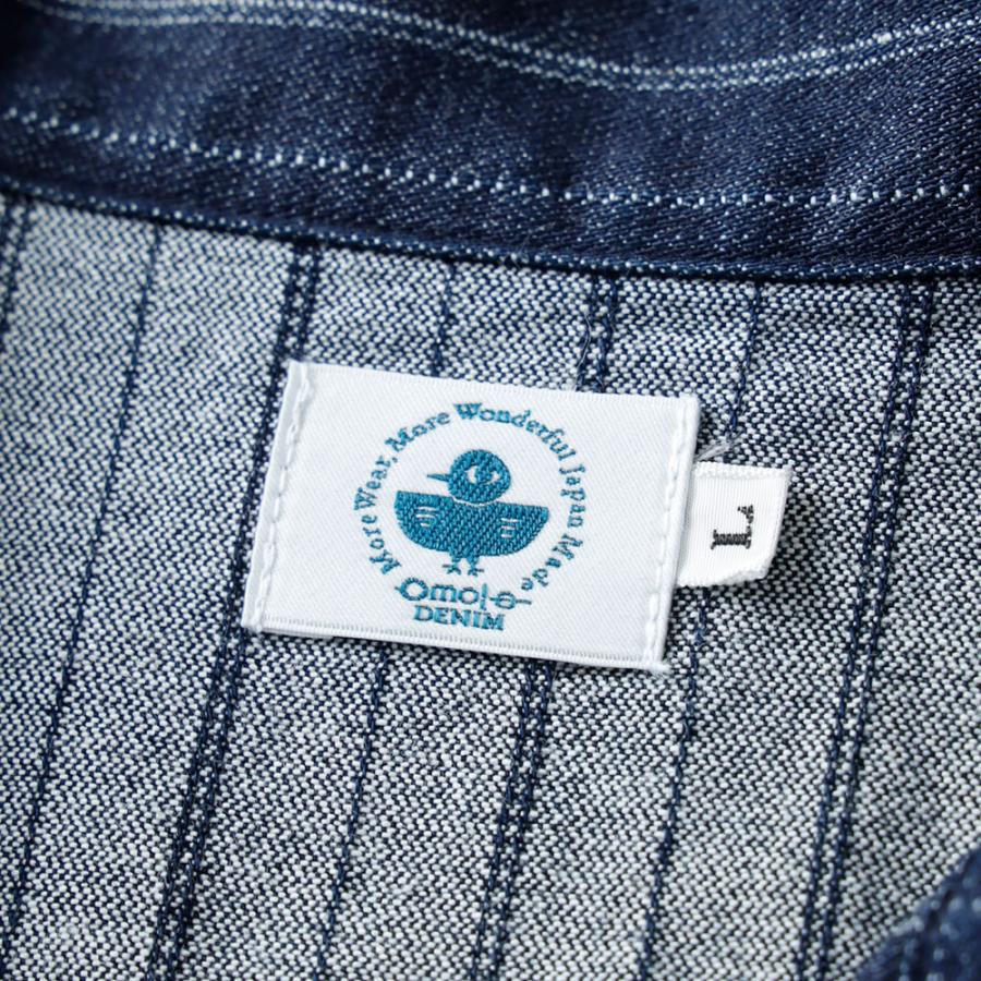 omotodenim オモトデニム ドビーデニム シャツ メンズ デニムシャツ