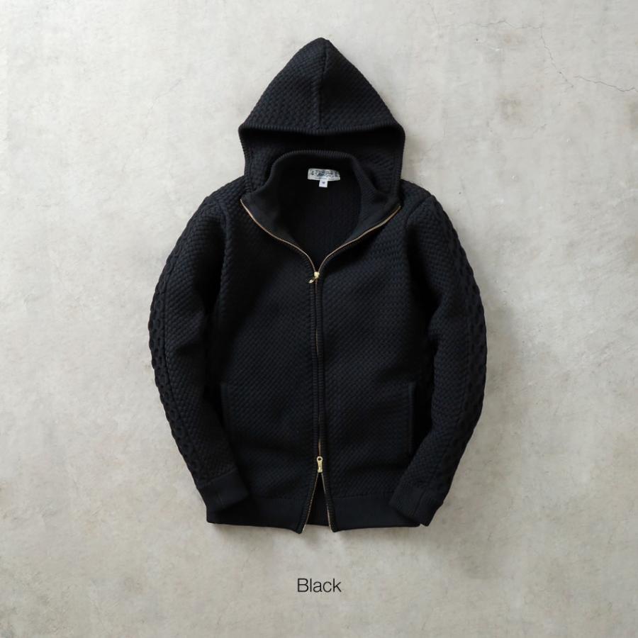 BLUE PORT エアリーニットジップパーカー セーター メンズ ユニ BLUE PORT エアリーニットジップパーカー セーター メンズ ユニ