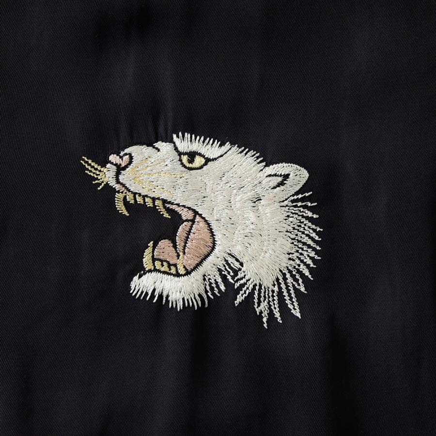 Remi Relief レミレリーフ　スカジャン　虎刺繍 グレー タイガー Remi Relief レミレリーフ スカジャン 虎刺繍 グレー タイガー REMI