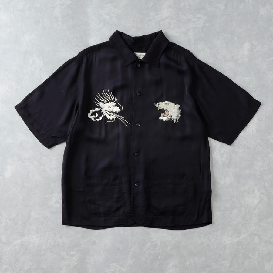 REMI RELIEF（レミ レリーフ） RN28369018HT 別注 刺繍 シャツ 虎 龍