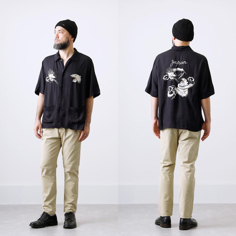 レミレリーフ 細コール ワイド ミリタリーシャツ レザータッセル コンチョボタン レミレリーフ 細コール ワイド ミリタリーシャツ レザータッセル