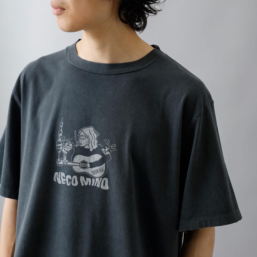 REMI RELIEF / レミレリーフ | ヴィンテージ加工 FENDIロゴ プリントTシャツ | XL | ネイビー | レディース REMI RELIEF（レミ レリーフ） tシャツ 「REMI RELIEF / レミレリーフ