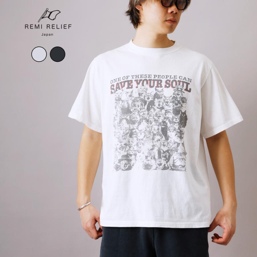 REMI RELIEF（レミ レリーフ） メンズ カットソー 別注 SP加工