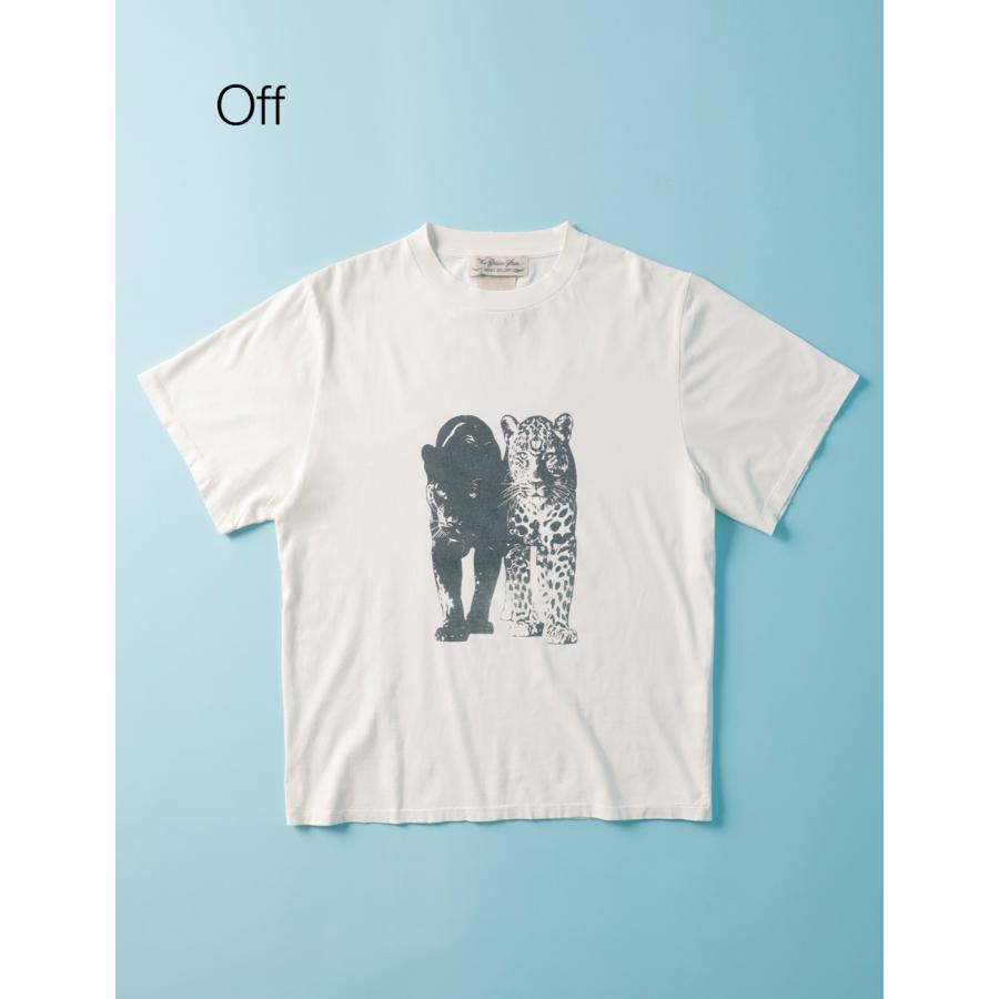 REMI RELIEF（レミ レリーフ） Tシャツ メンズ 半袖 レオパード 硫化