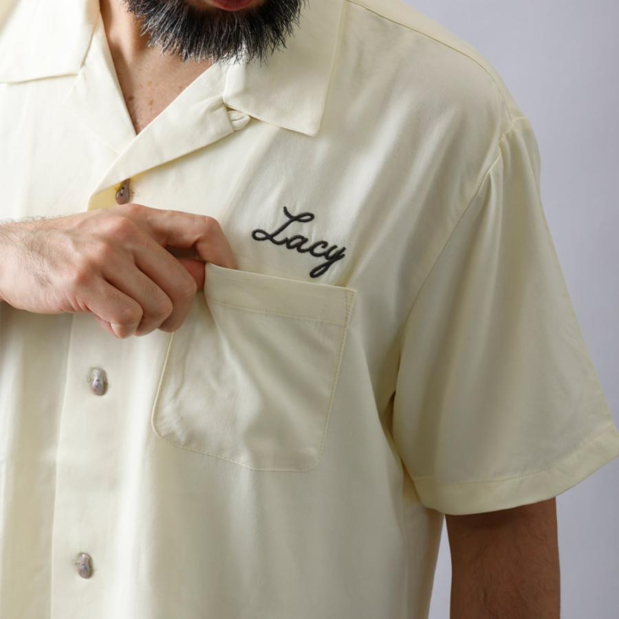 半額！ファミリーSALE！ ボーリングシャツ メンズ 半袖シャツ 開襟